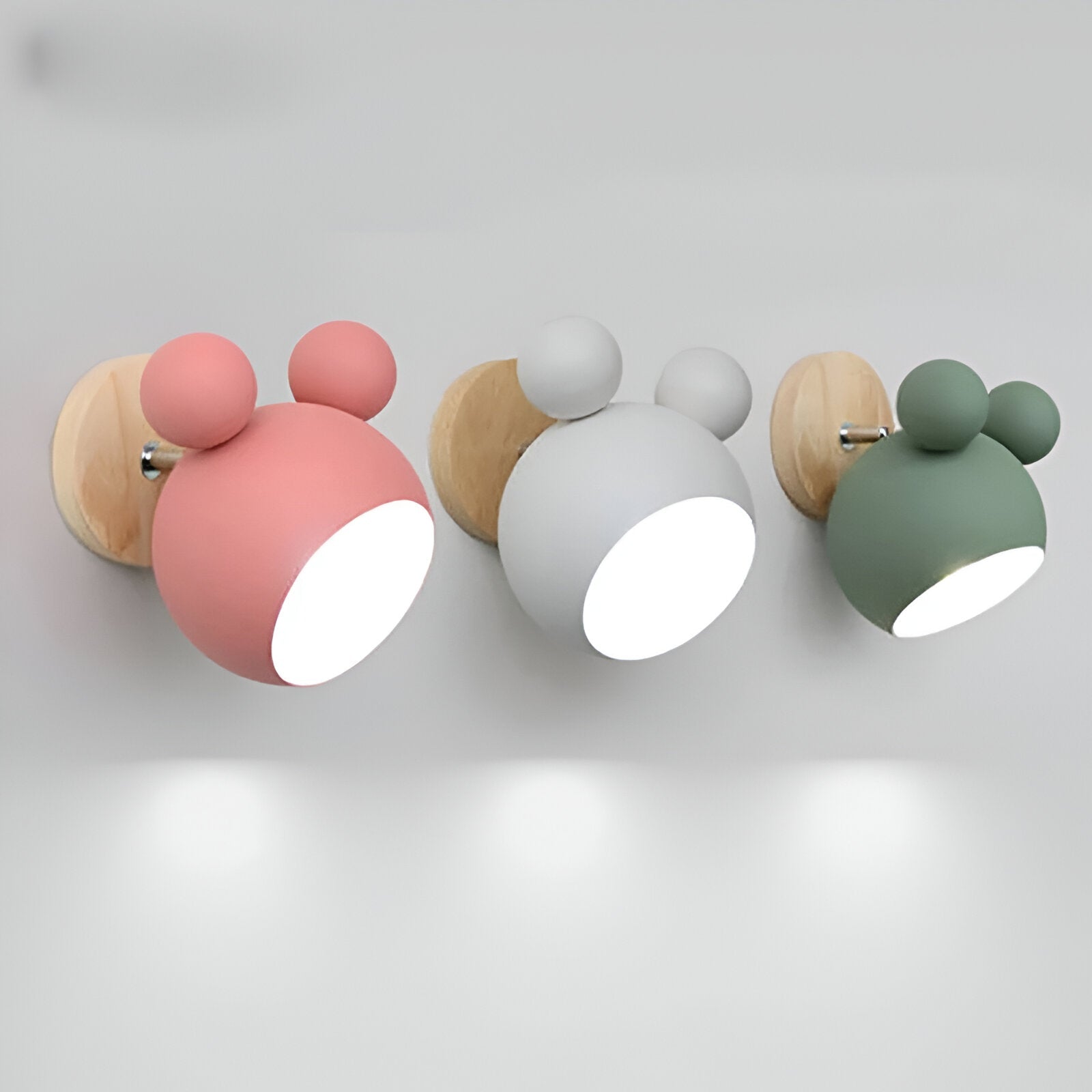 FlashMouse Vägglampa - Svängbar Macaron Vägglampa - Förtrollande Väggbelysning