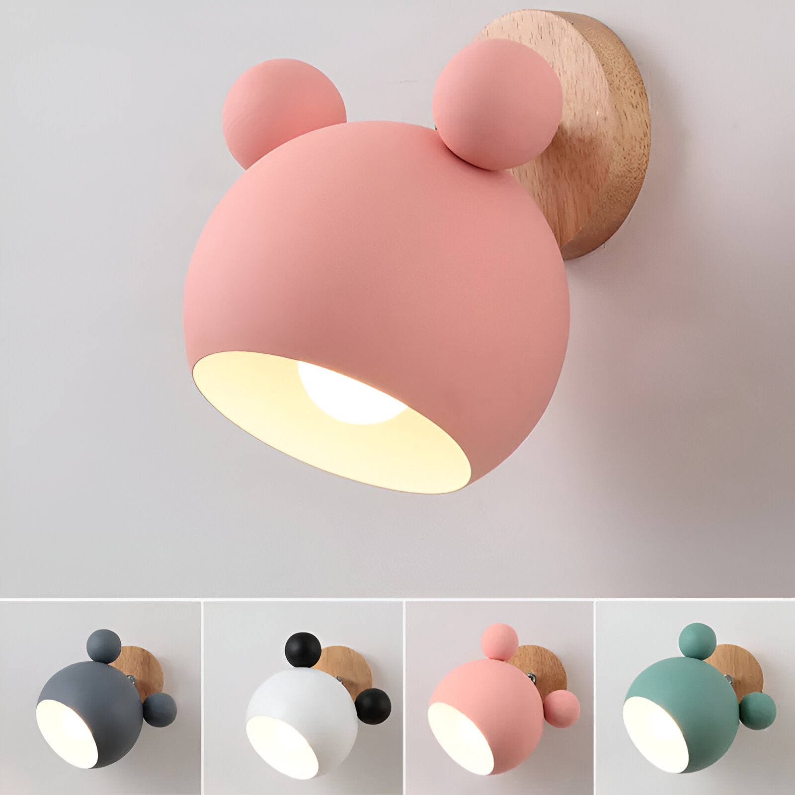 FlashMouse Vägglampa - Svängbar Macaron Vägglampa - Förtrollande Väggbelysning