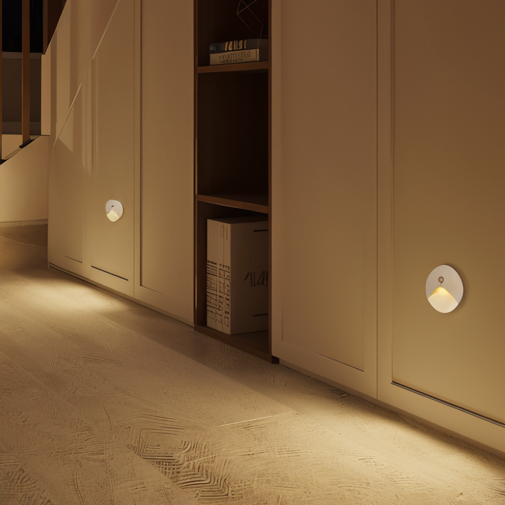 LuminiPath - Vattentät IP65 Vägglampa - Inomhus- och Utomhusvägglampa - Rörelsesensor Vägglampa LED