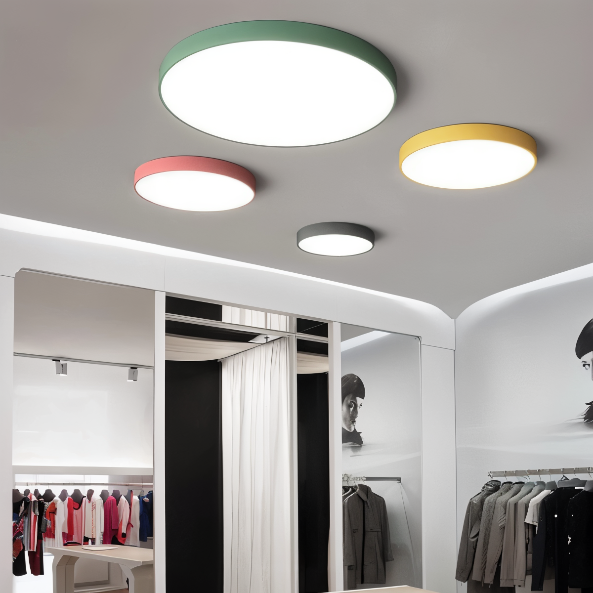 Orb Taklampa - Rund LED Taklampa - Macaron Takmonterad Lampa