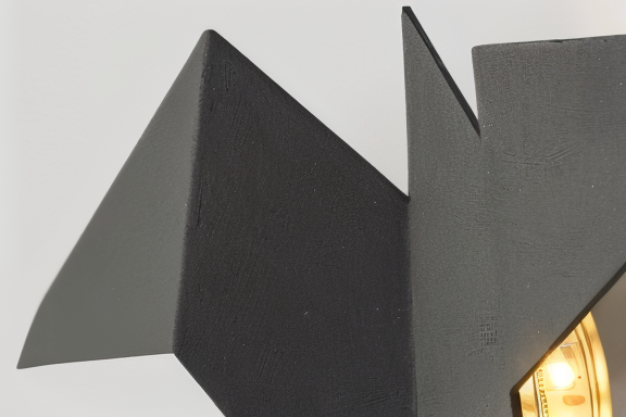 OriTori vägglampa - Geometrisk vägglampa med origamifågel - vägglampa i japansk stil