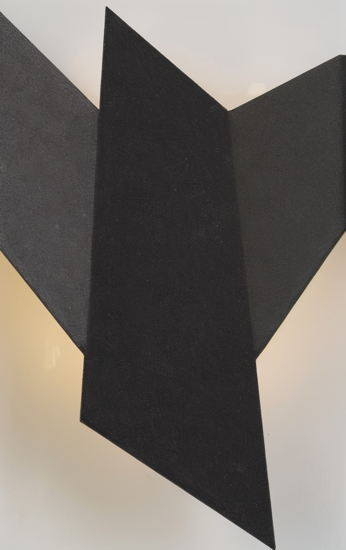OriTori vägglampa - Geometrisk vägglampa med origamifågel - vägglampa i japansk stil