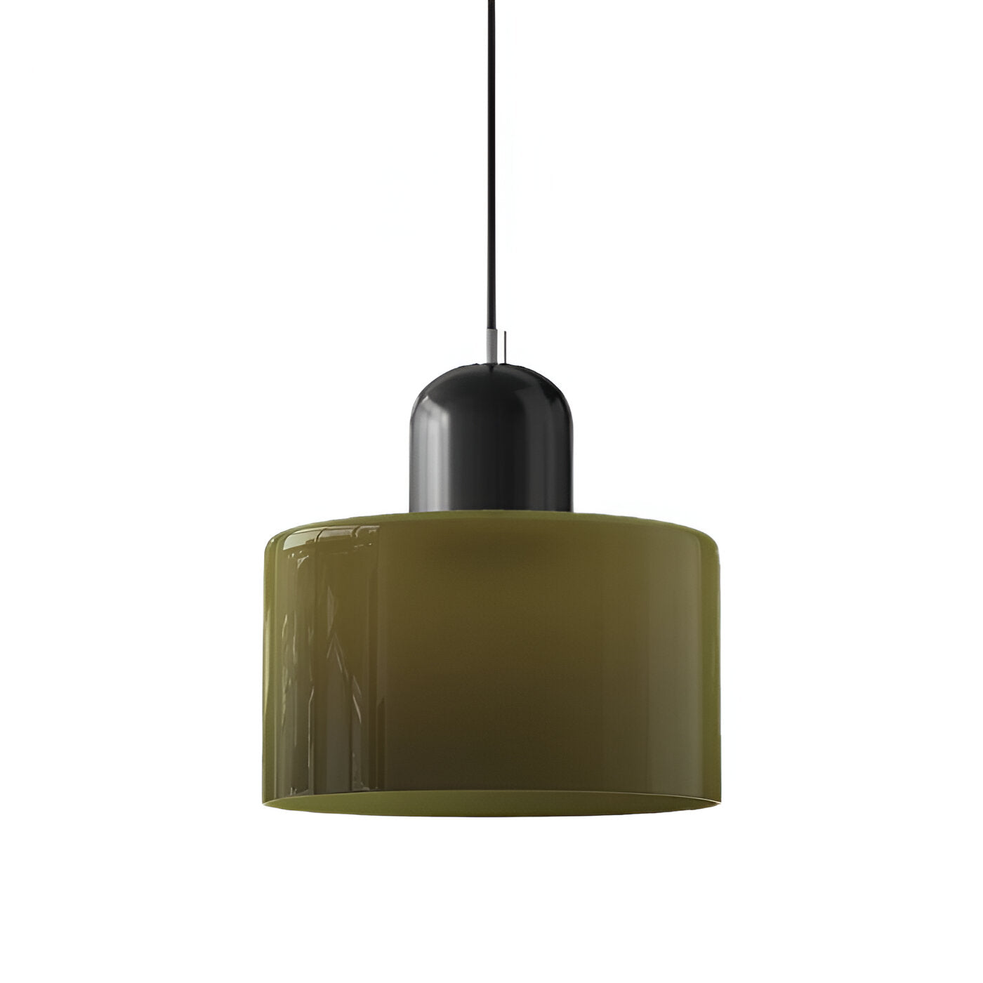 RadiantCyl Pendellampa - Färgglad Mini Cylindrisk Glas Hänglampa