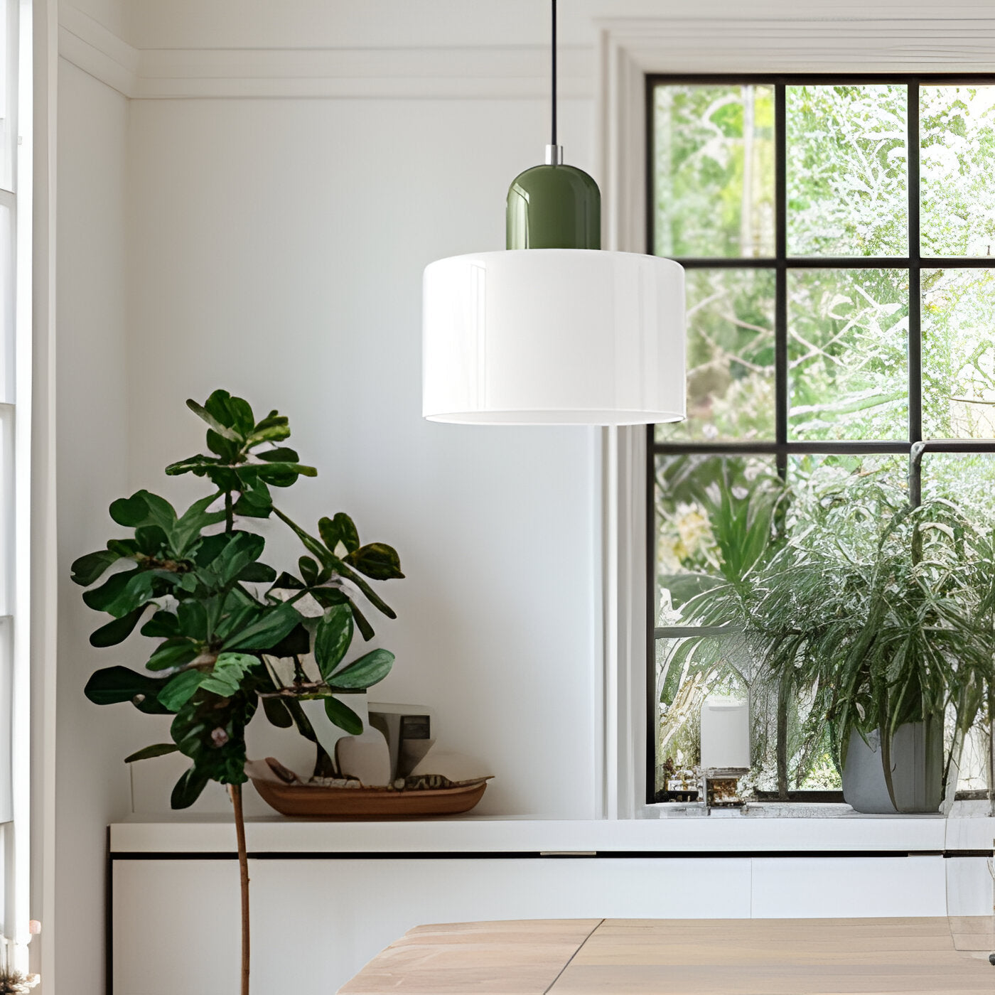 RadiantCyl Pendellampa - Färgglad Mini Cylindrisk Glas Hänglampa
