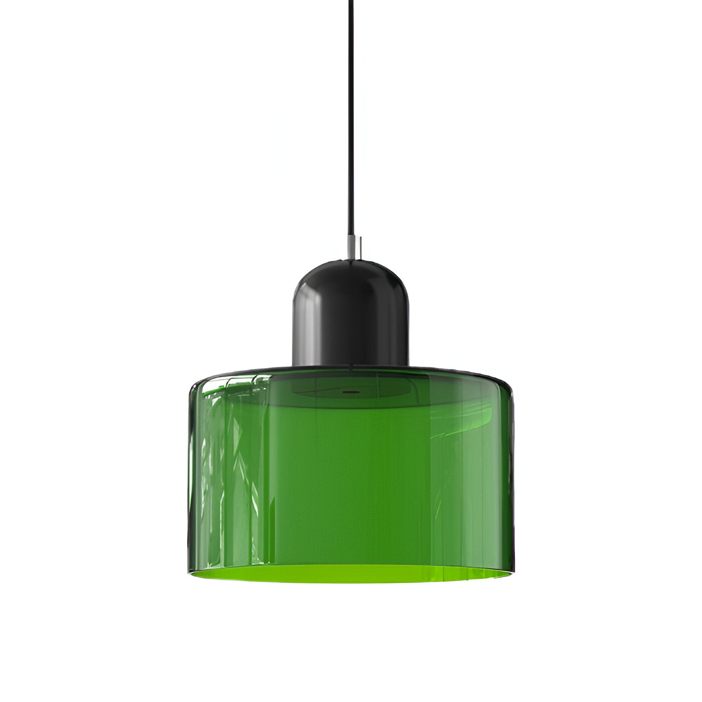 RadiantCyl Pendellampa - Färgglad Mini Cylindrisk Glas Hänglampa