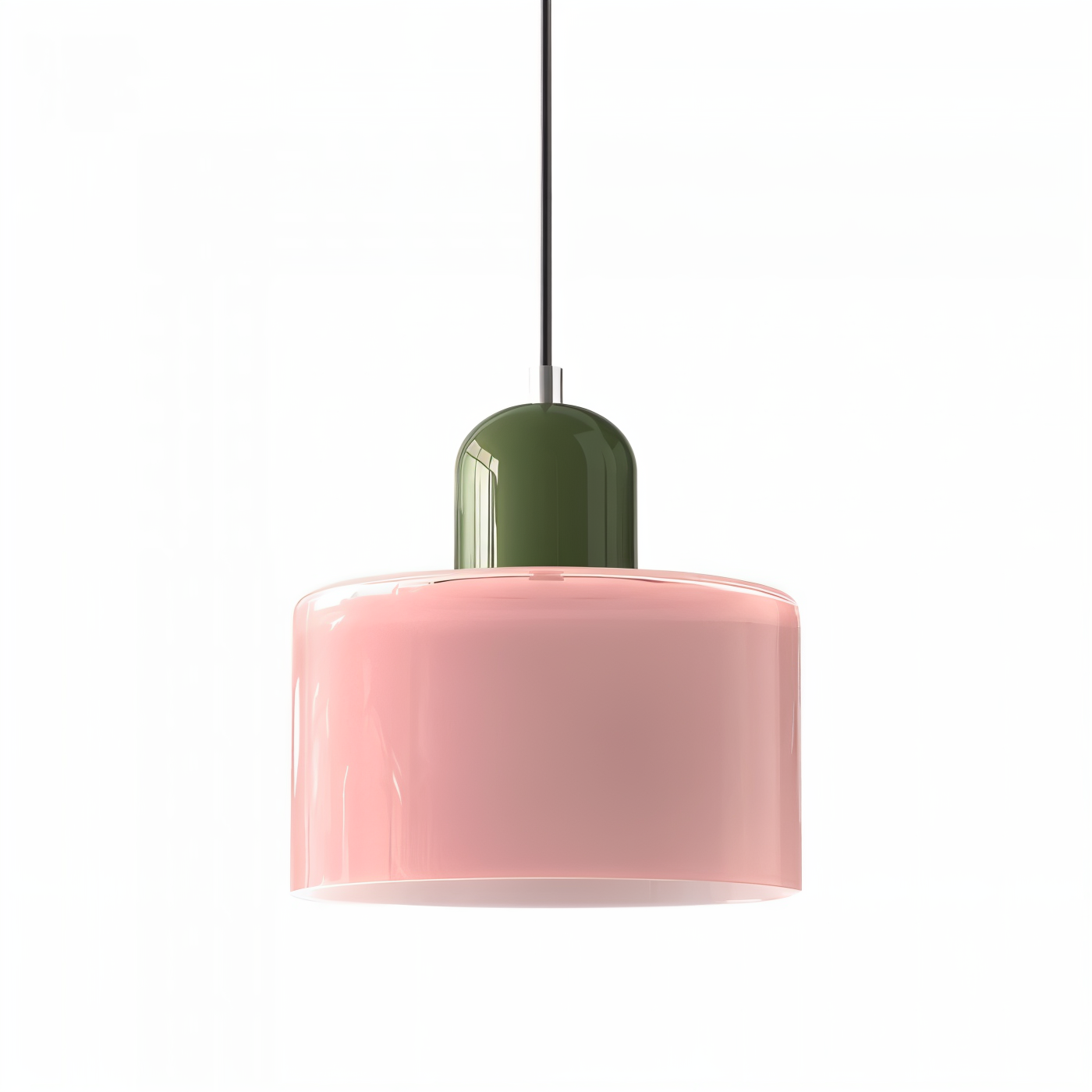 RadiantCyl Pendellampa - Färgglad Mini Cylindrisk Glas Hänglampa