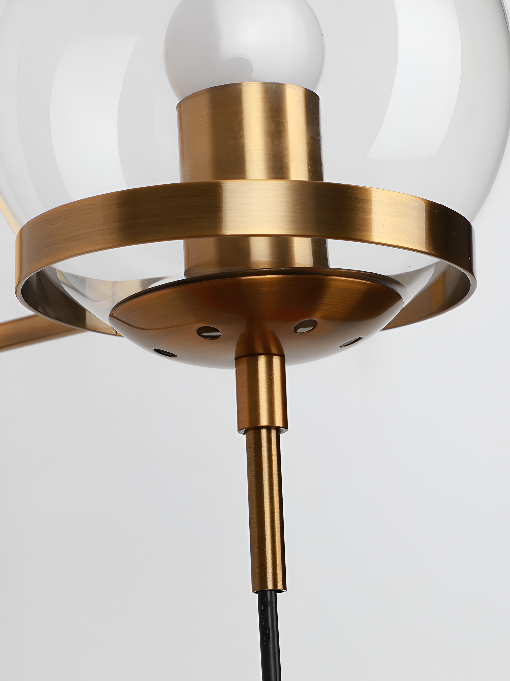 ScandiShine Vägglampa - Globe Glas Vägglampa - Nordisk Vägglampdesign - LED Inomhus Vägglampor