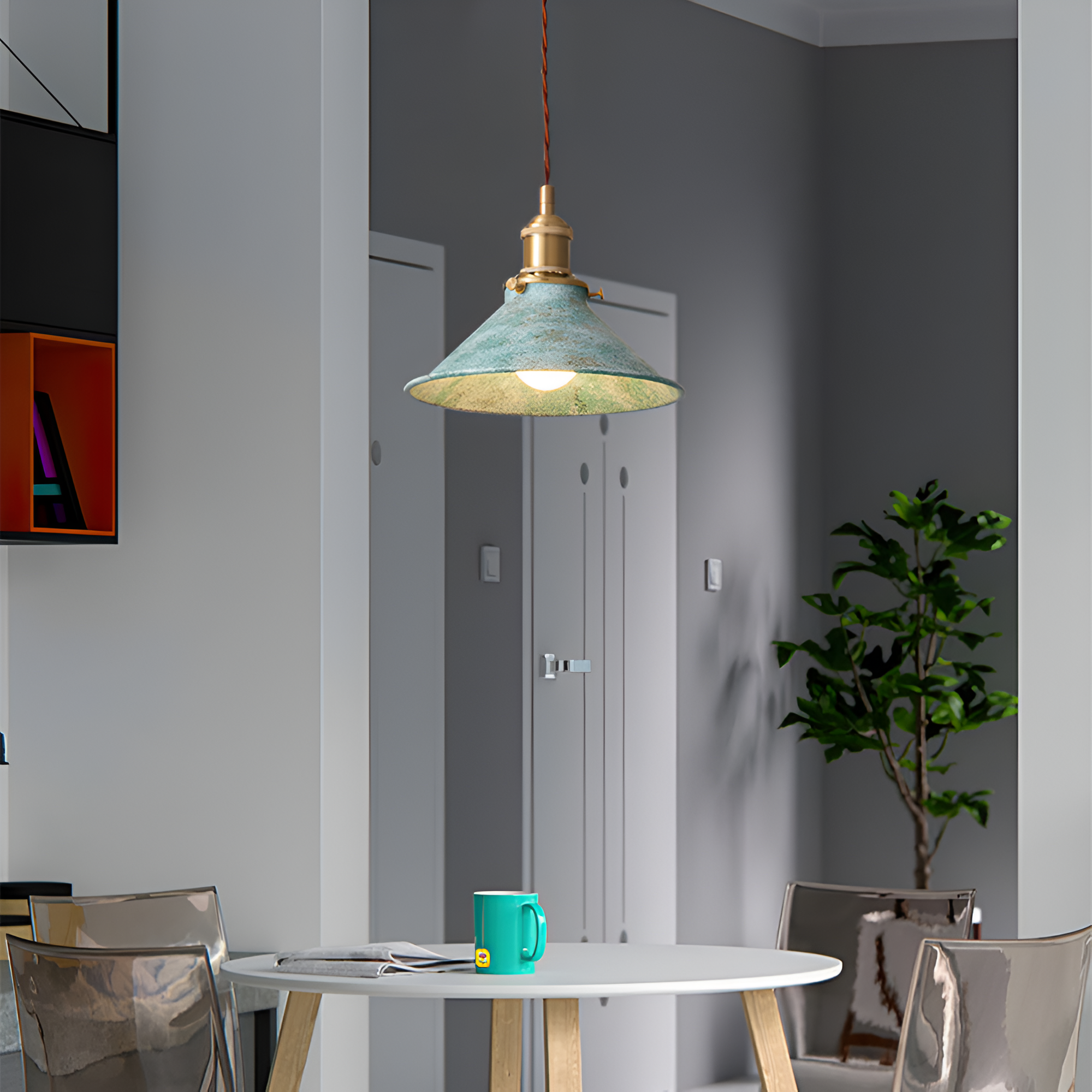 Conic Pendellampa - Industriell Lampa - Vintage Hänglampa