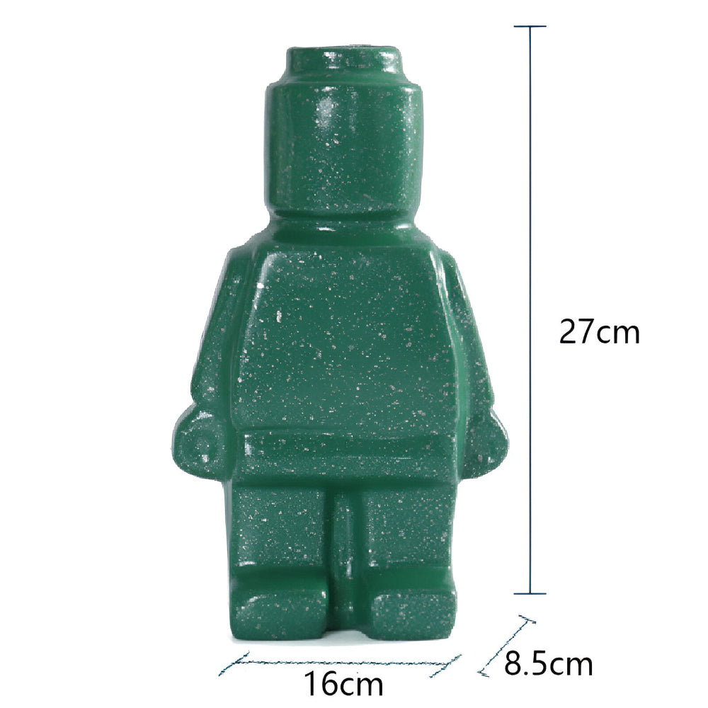 Innovativa Murade Växtkärl i Robotdesign - Dekorativ Lego Ornament för Inomhus- och Utomhusbruk