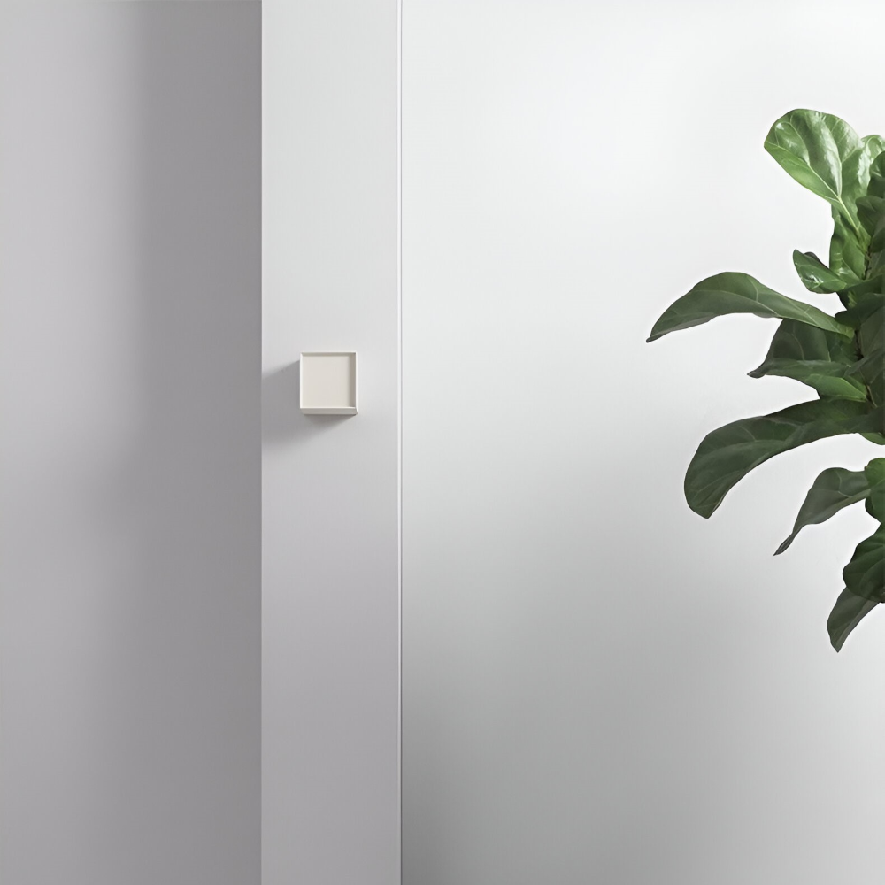 JapSquare Vägglampa - Tyg Vägglampa - Japansk Vägglampa Design - Nordiska Vägglampor LED