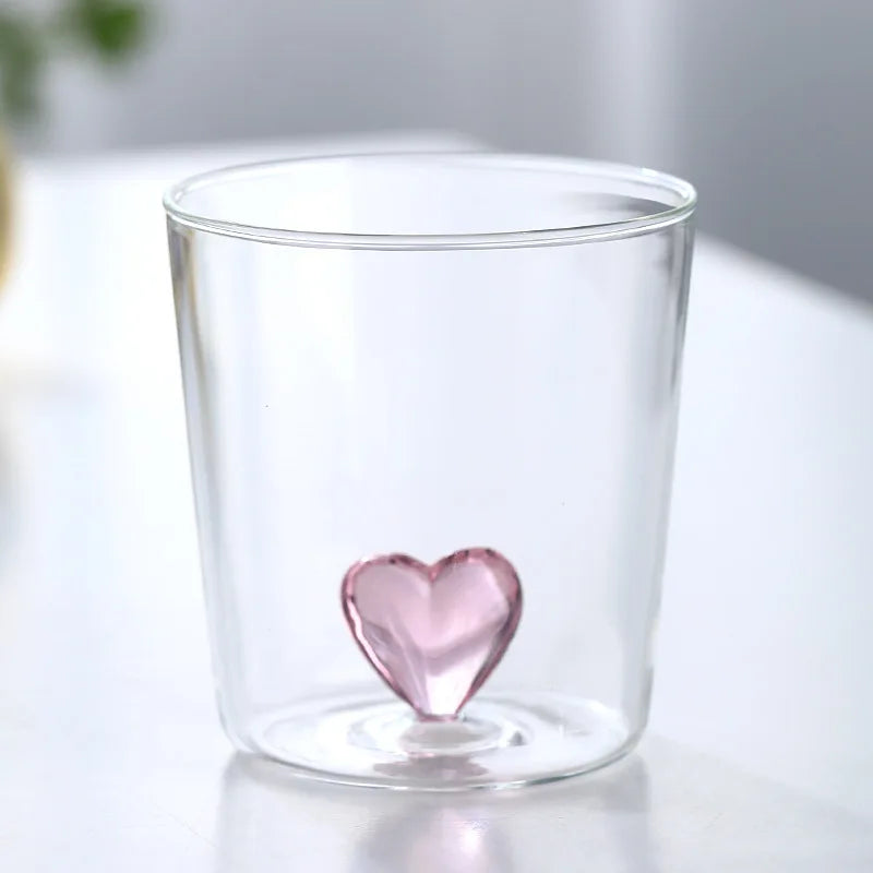 Kreativ 3D-glasmugg - Handgjord djur- och växtformad för kaffe och mjölk - 250-300ml 12
