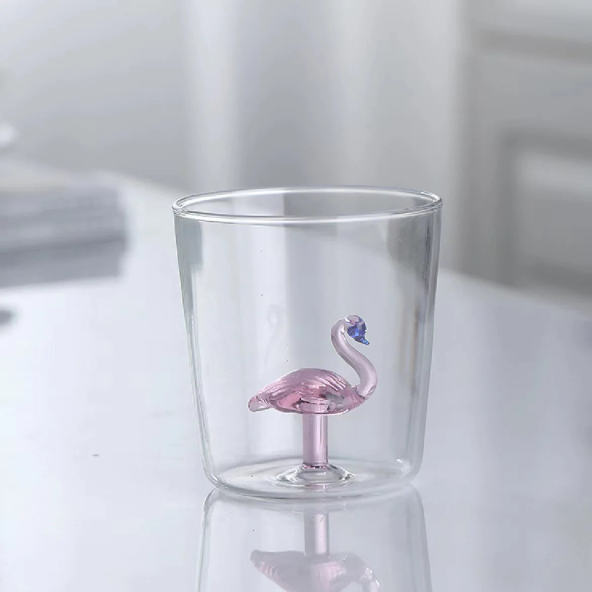 Kreativ 3D-glasmugg - Handgjord djur- och växtformad för kaffe och mjölk - 250-300ml 8