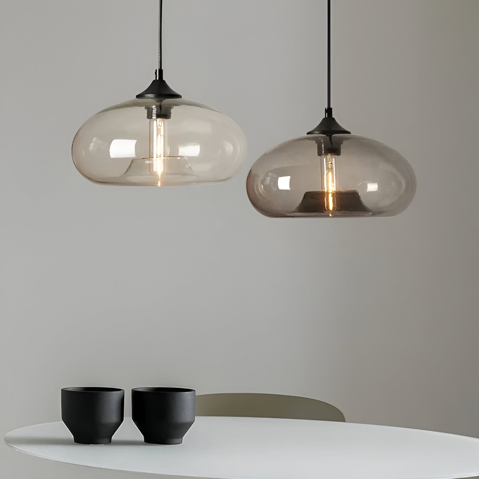 LivelyPop Taklampa - Dekorativa Vintage Glas Hänglampor