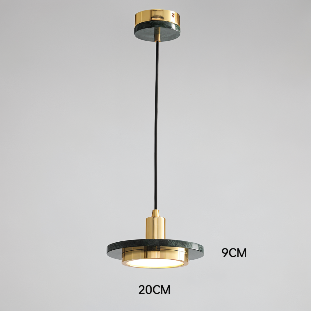 LuMetal Pendellampa - Enkelhuvud Lagerad Rund LED Hänglampa