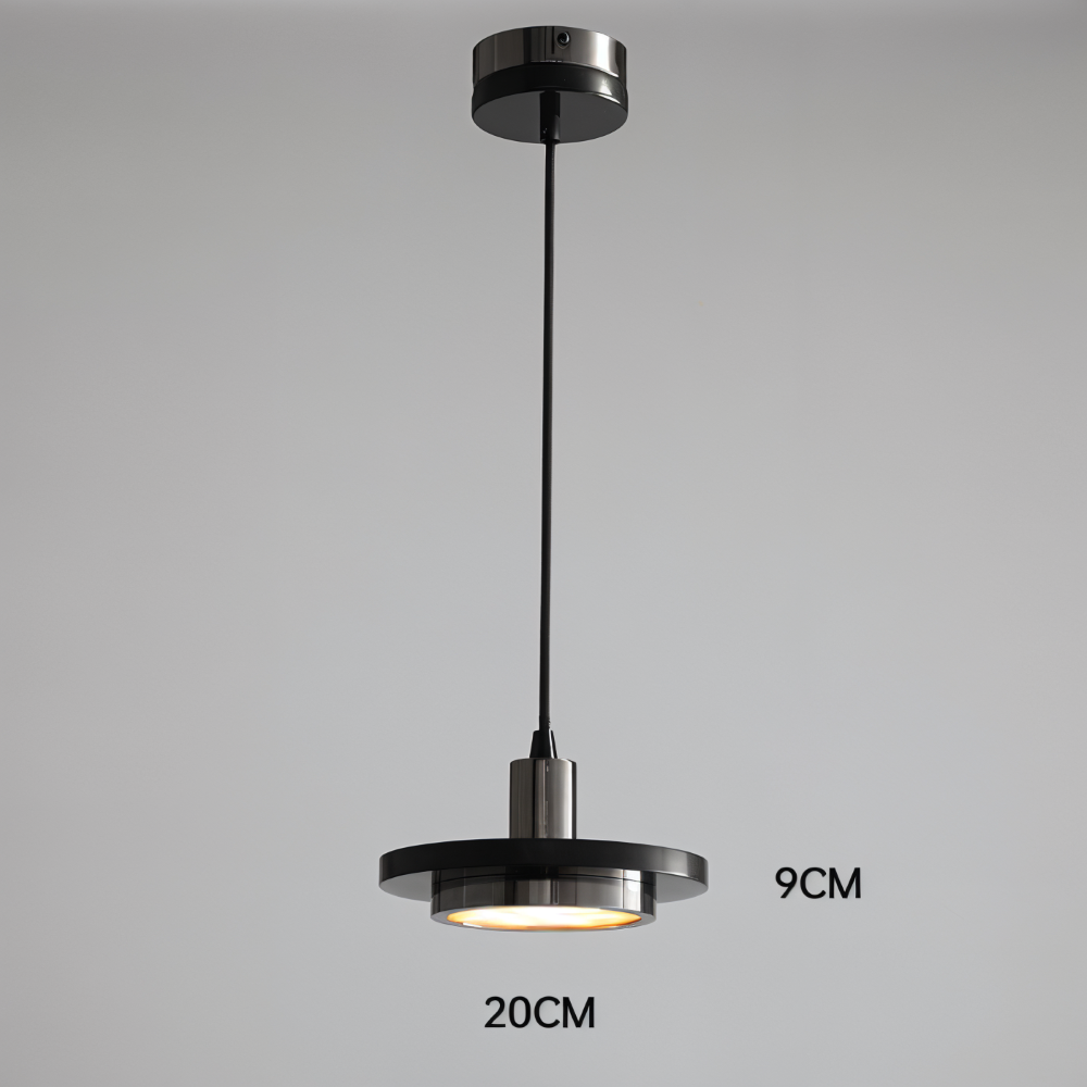 LuMetal Pendellampa - Enkelhuvud Lagerad Rund LED Hänglampa