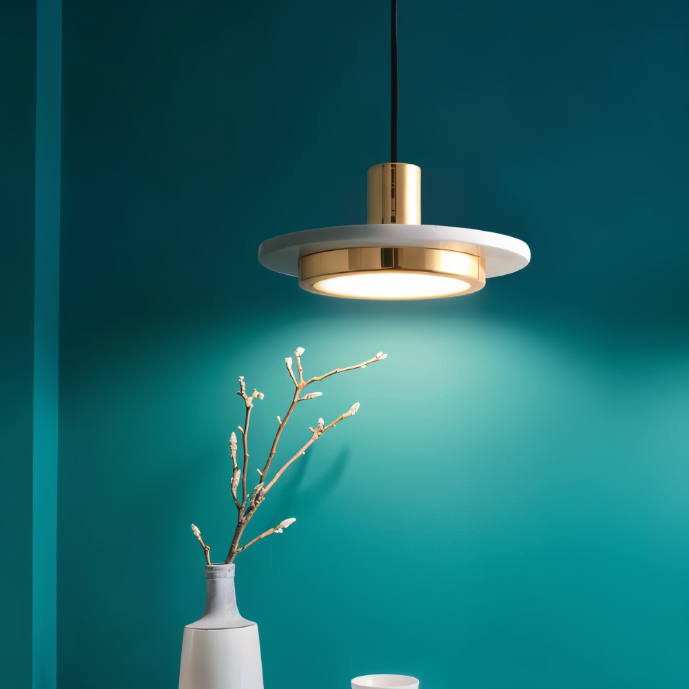 LuMetal Pendellampa - Enkelhuvud Lagerad Rund LED Hänglampa