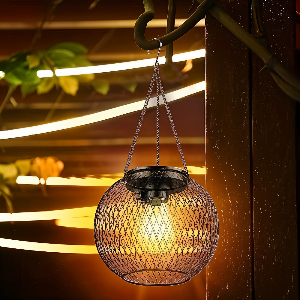 Lumentalic Solarlampa - Vattentäta Hänglampor Set - Solarlampa för Upphängning