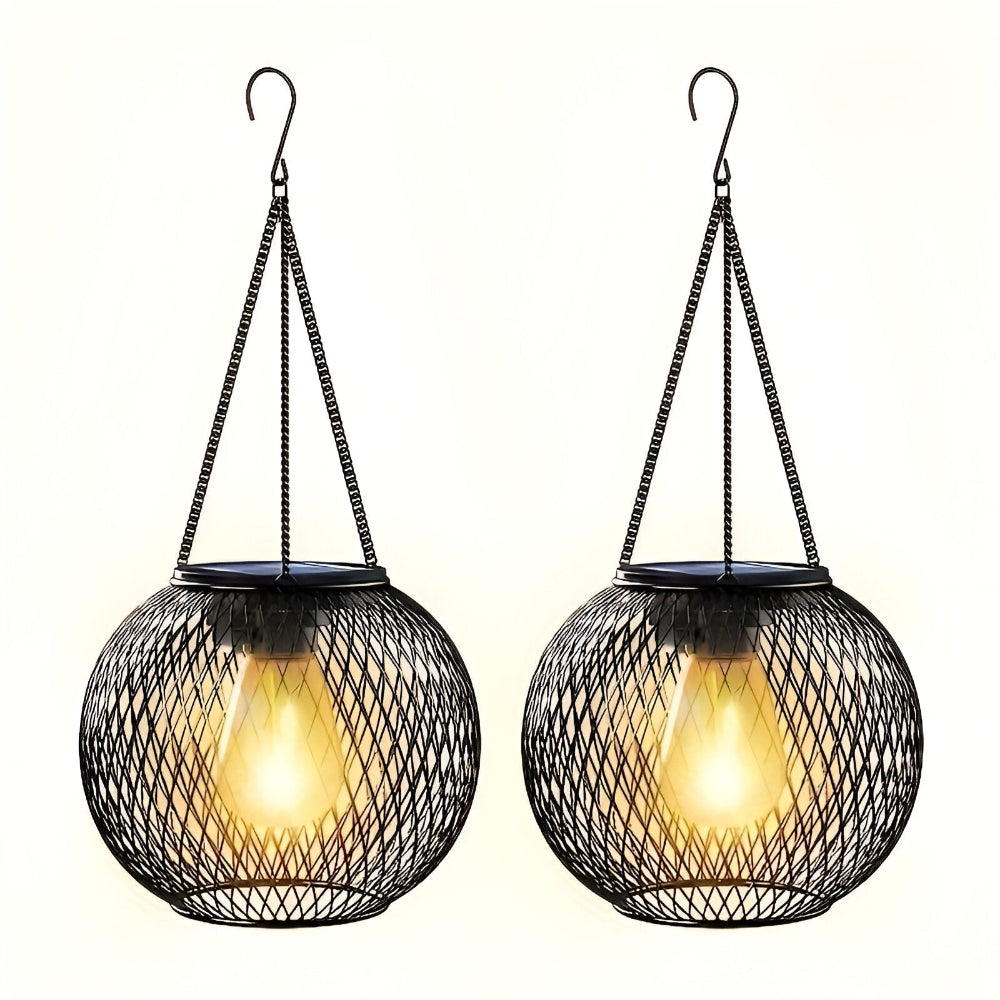 Lumentalic Solarlampa - Vattentäta Hänglampor Set - Solarlampa för Upphängning