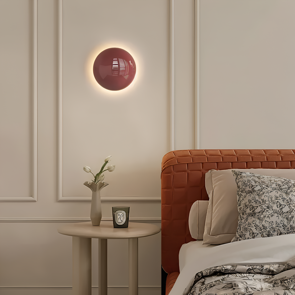 LumiCircle Vägglampa - Modern Rund Vägglampa - Energieffektiv LED Väggbelysning