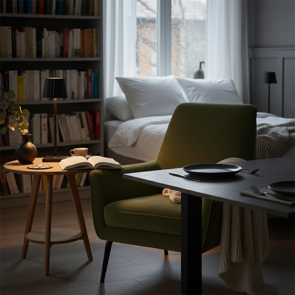 LuminaTouch - Styrbar, vattentät, uppladdningsbar, sladdlös LED-bordslampa