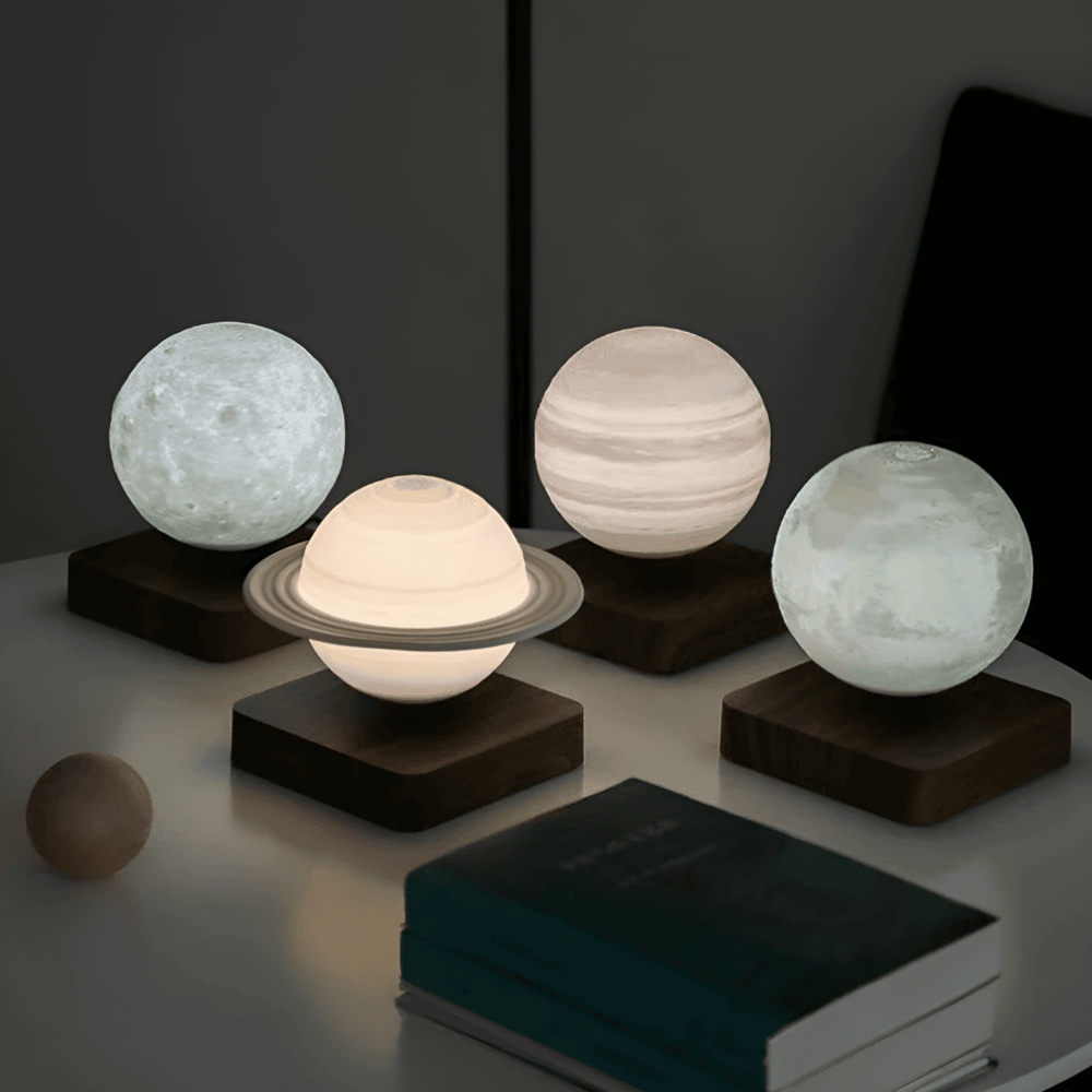 LunaLift - Beröringsstyrd Magnetisk Månlampa i 3D-Briljans