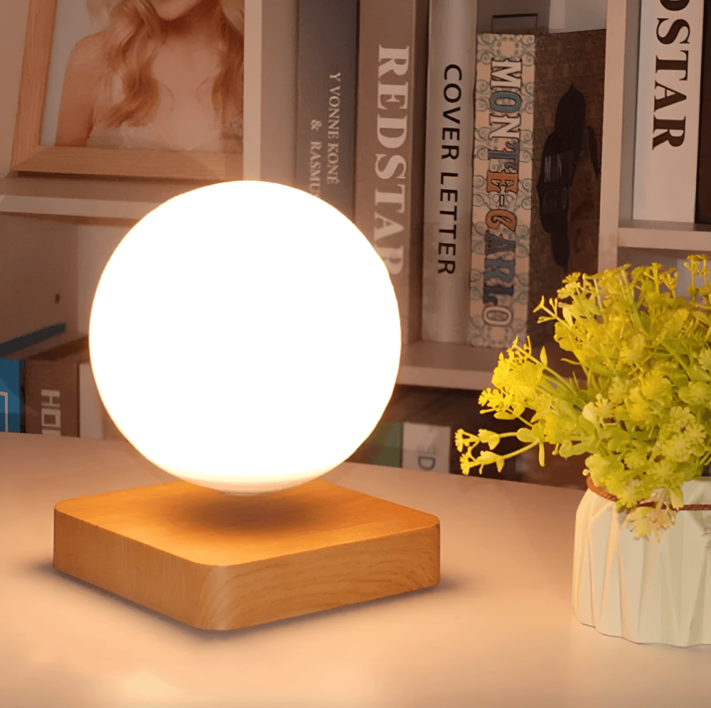 LunaLift - Beröringsstyrd Magnetisk Månlampa i 3D-Briljans