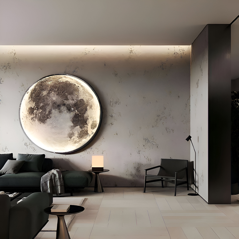 Lunar 3D-Månevägglampa - Justerbar och dimbar Månevägglampa