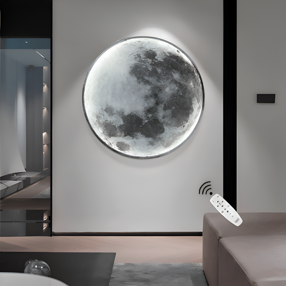 Lunar 3D-Månevägglampa - Justerbar och dimbar Månevägglampa