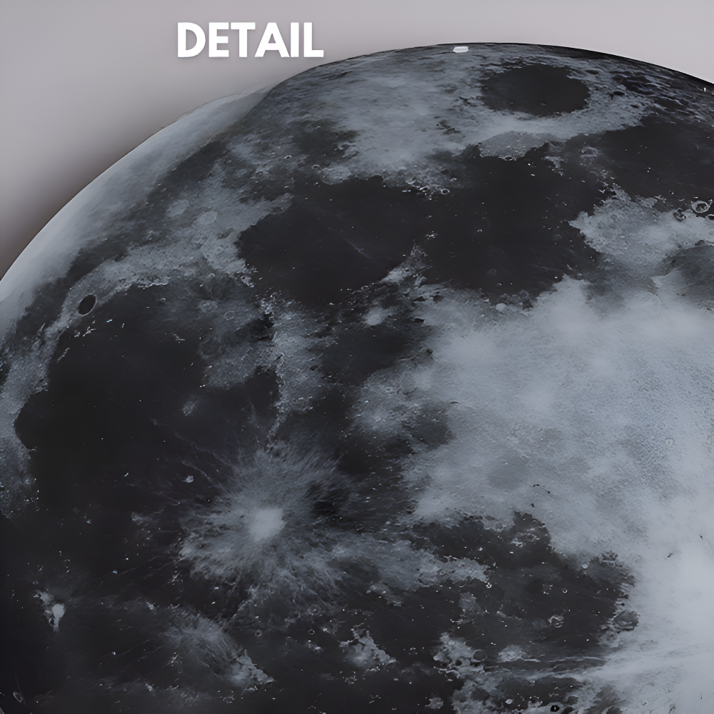 Lunar 3D-Månevägglampa - Justerbar och dimbar Månevägglampa