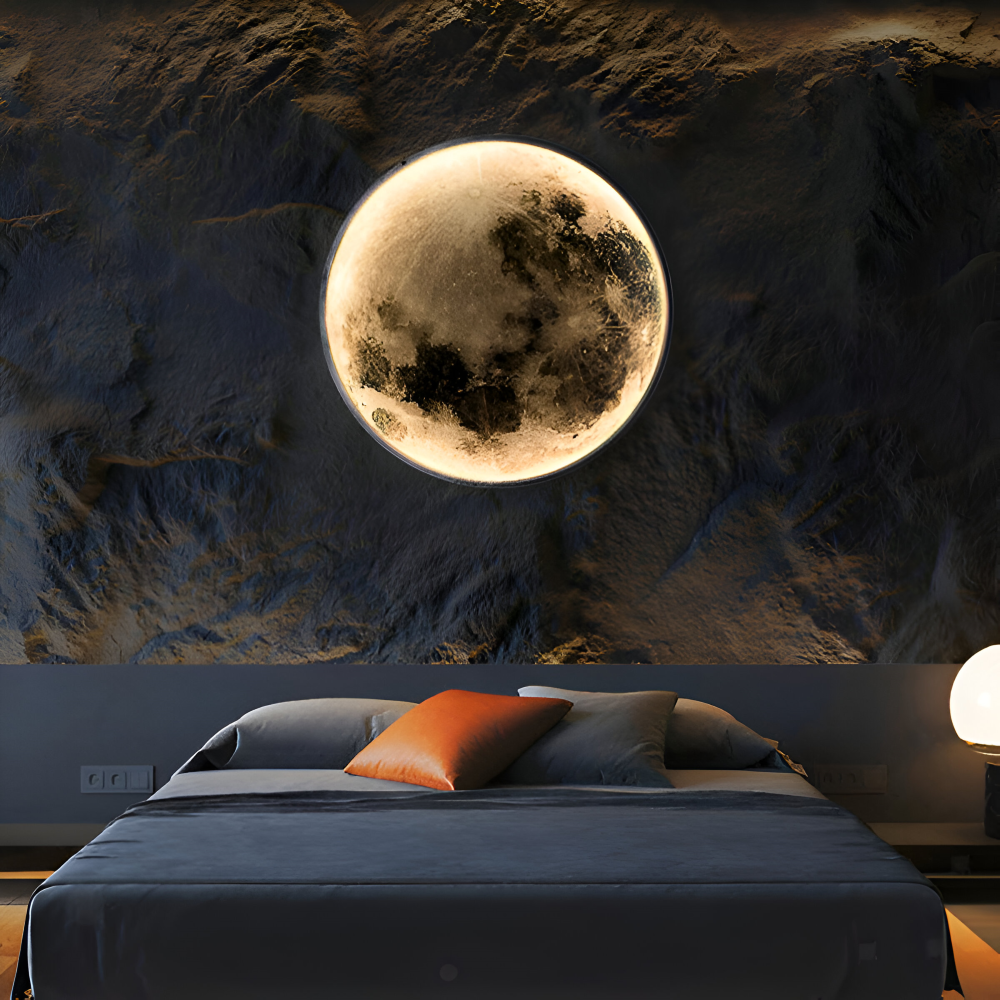 Lunar 3D-Månevägglampa - Justerbar och dimbar Månevägglampa