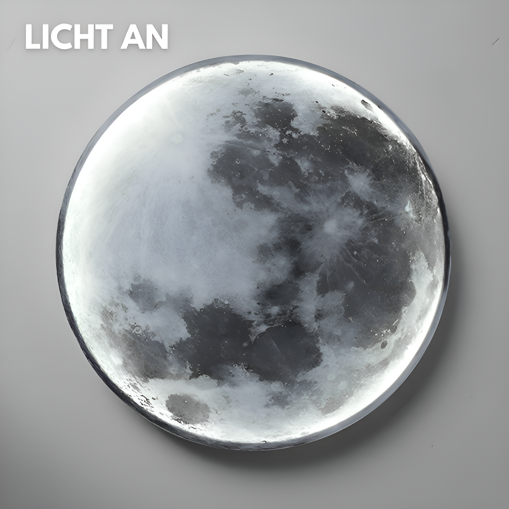 Lunar 3D-Månevägglampa - Justerbar och dimbar Månevägglampa