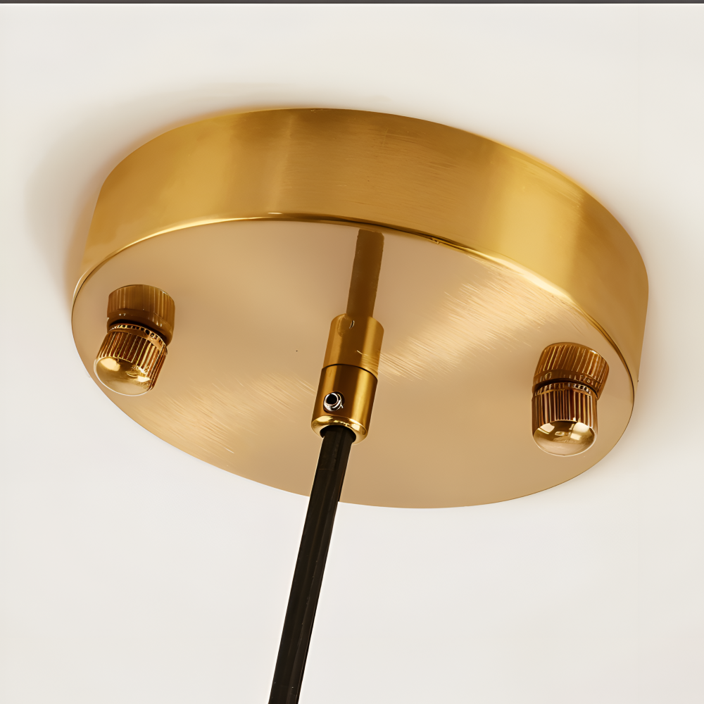 LustreJell - Modern Kräm Glas Pendellampa - Transparent Jelly LED Hänglampa