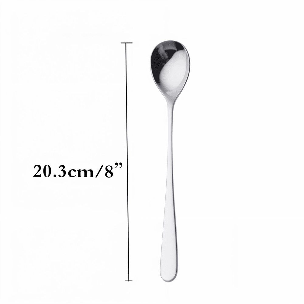 Luxe Dessertskedar - 4/6-Delars set Långskaftade Skedar