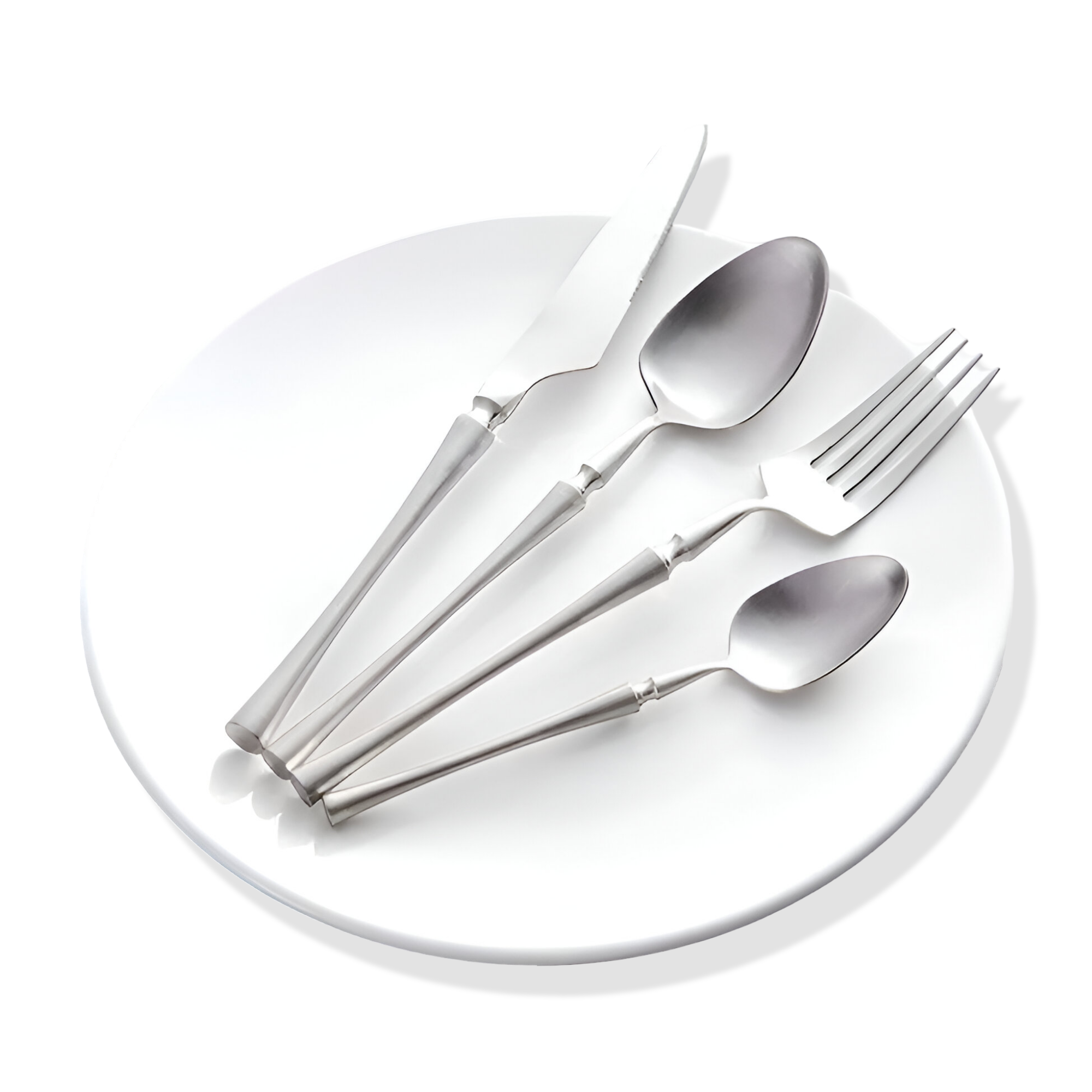 Venetian LuxeFeast - Bestickset - Svart Bestickset - 4/16-Delars Bestickset - Gyllene Bestick