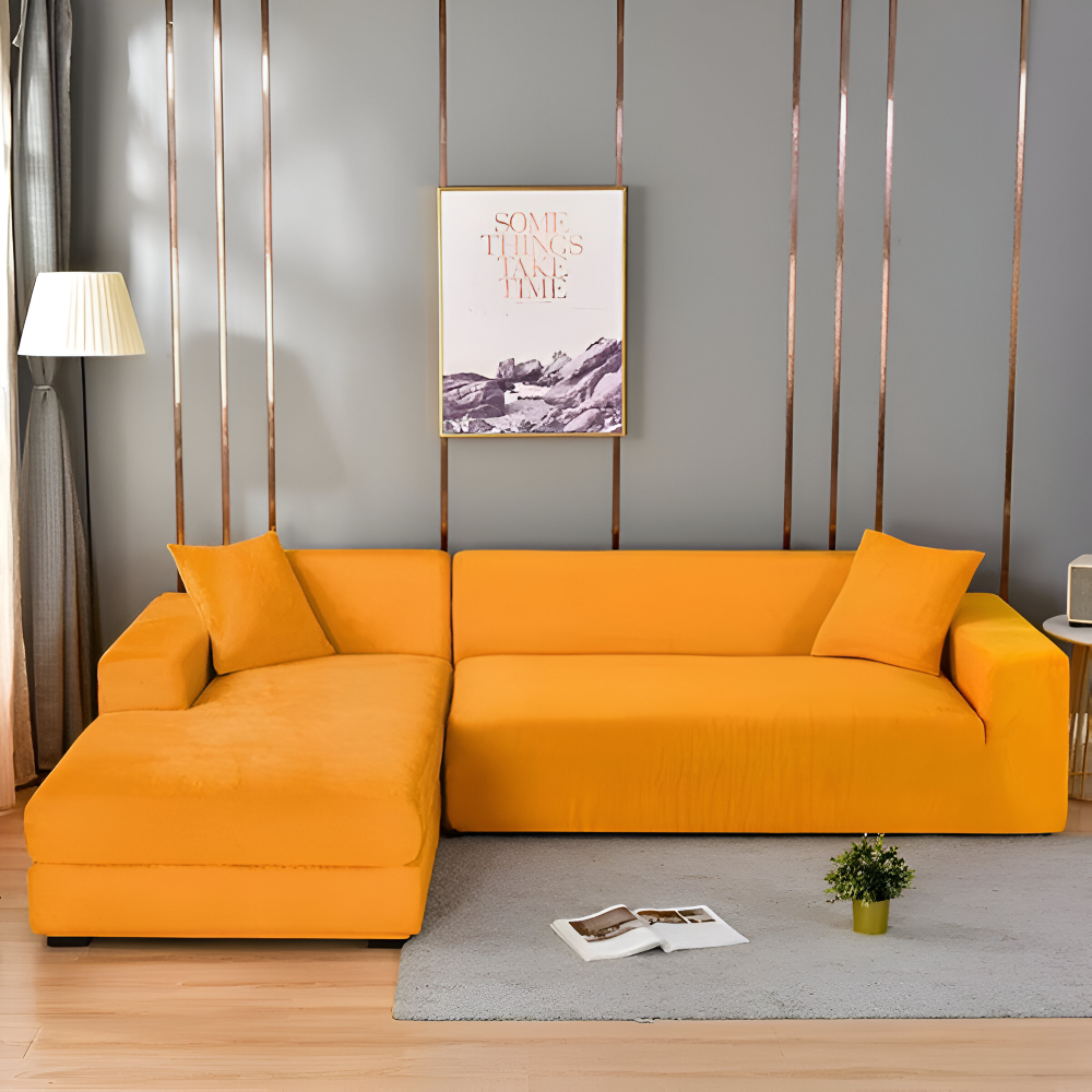 LuxuriFit Sofföverdrag - Mjukt, Elastiskt och Elegant Överdrag för Soffan