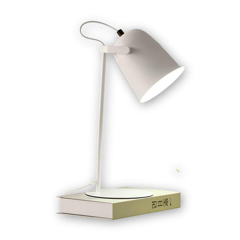 Macaron Bordslampa - Nordiskt Gul Skrivbordslampa - Justerbar Lampa