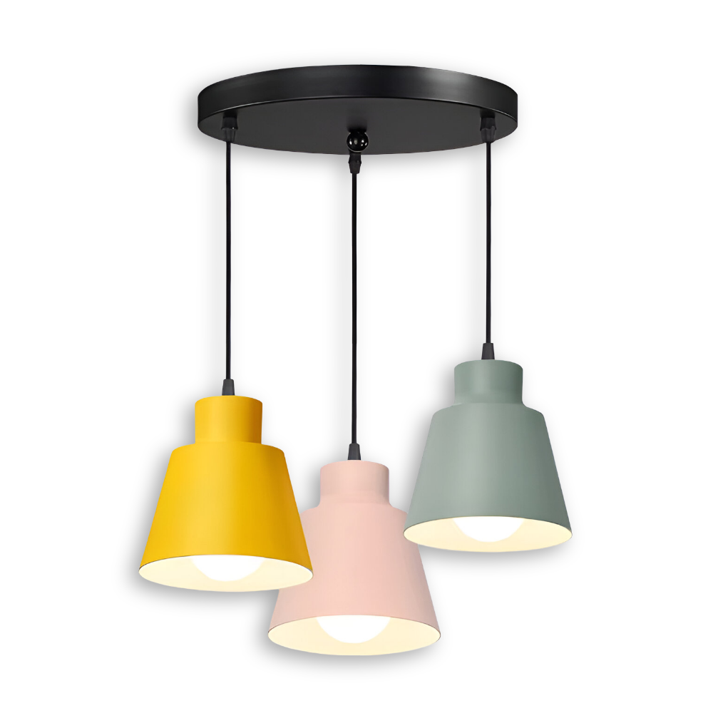 MacaronHue Pendellampa - Minimalistisk E27 LED Nordisk Hänglampa