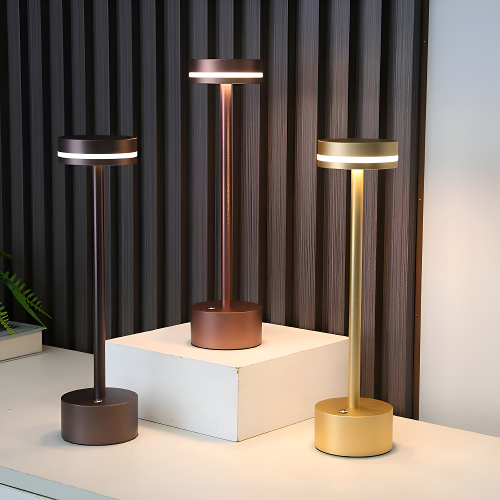 Mantle Touch Lampa - Bärbar, uppladdningsbar Bordslampa - Dimbar belysning