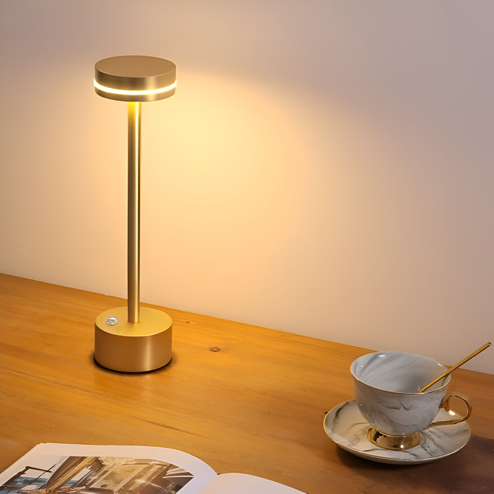 Mantle Touch Lampa - Bärbar, uppladdningsbar Bordslampa - Dimbar belysning