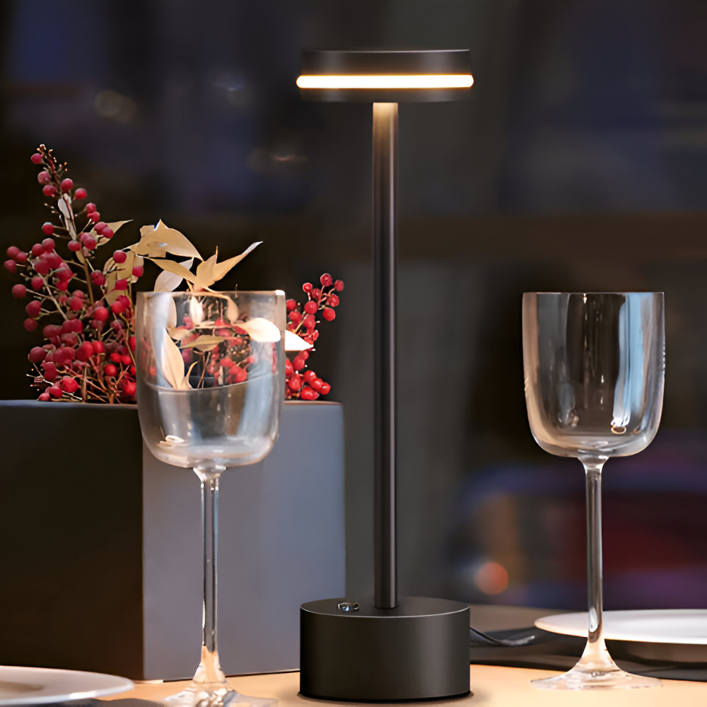 Mantle Touch Lampa - Bärbar, uppladdningsbar Bordslampa - Dimbar belysning