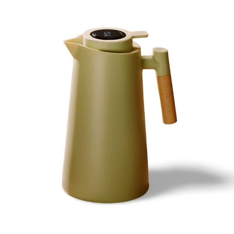 Minimalistisk Termosflaska 1L - Läcksäker Elegant Design För Varma Och Kalla Drycker 1