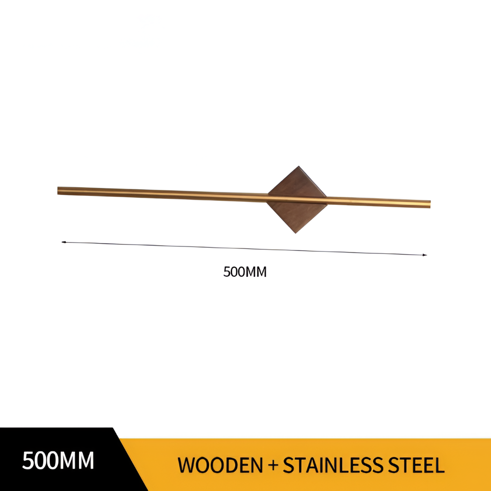 Modern Rostfritt Stål Handduksställ - 40/50cm Vägg-Badhandduksställ - Minimalistisk Design för Bad & Kök
