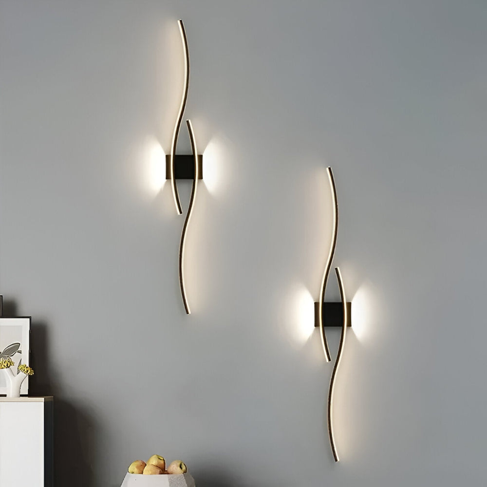 Modern Energieffektiv LED-Vägglampa för Stilfull Belysning i Hemmet