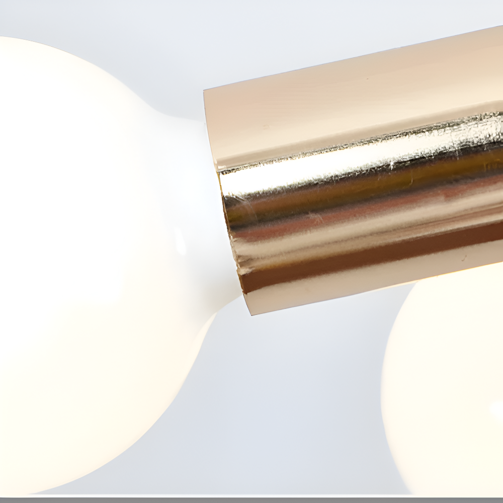 Modern Guld LED Taklampa - Elegant Krona för Heminredning i Sovrum och Vardagsrum