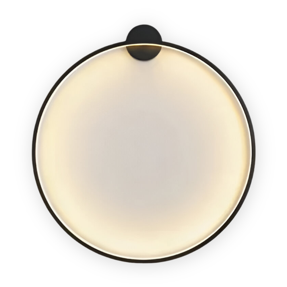 Modern Rund Vägglampa - Slank Minimalistisk Design för Samtida Utrymmen