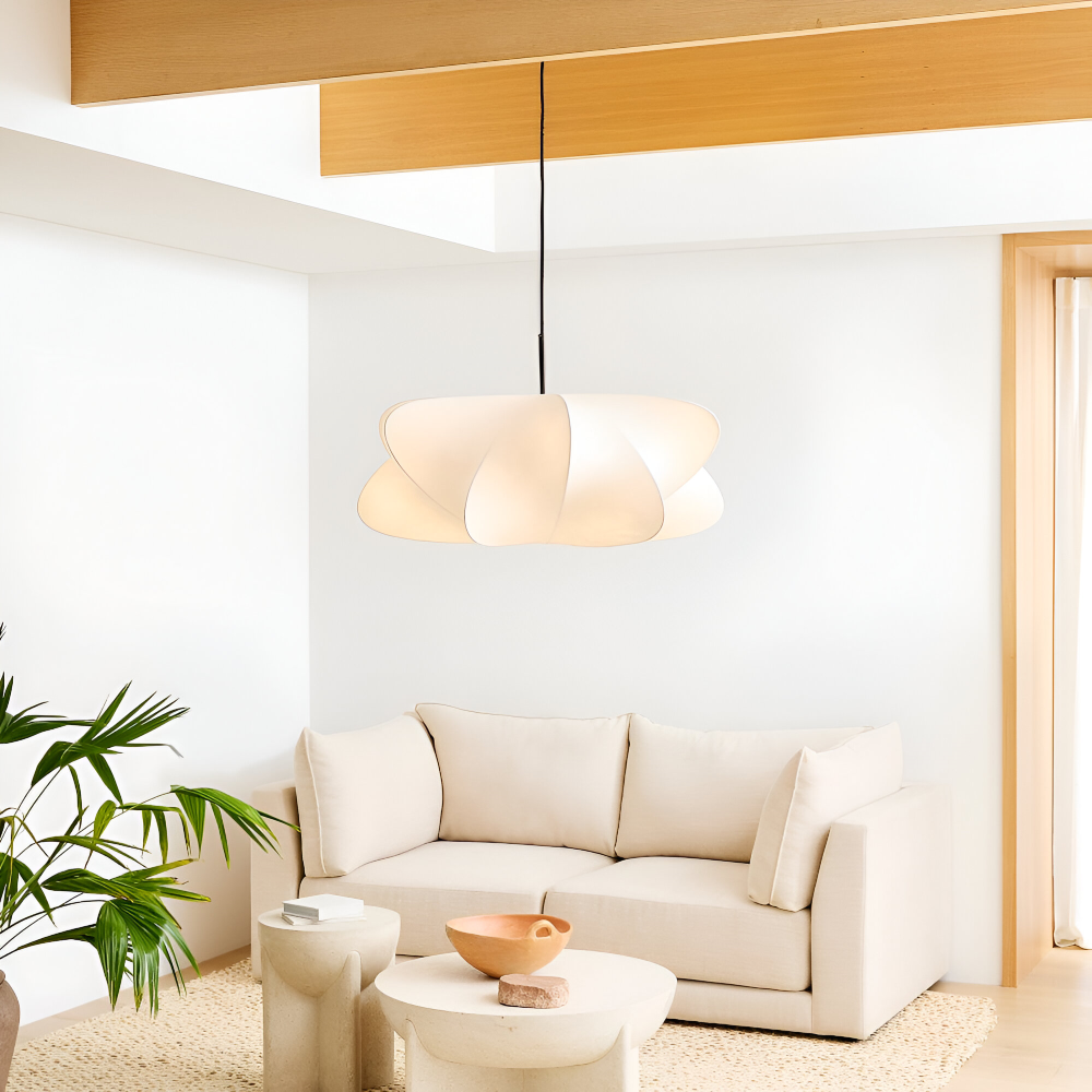 Modern Wabi Sabi Pendellampa - Geometrisk Japansk Stil Hänglampa