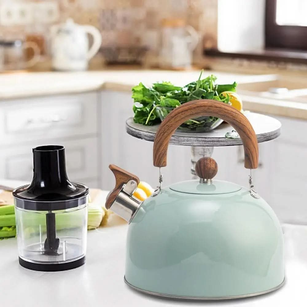 Modern Vattenkokare I Rostfritt Stål - 3L Robust Vattenkokare Med Ergonomiskt Handtag För Kök 2