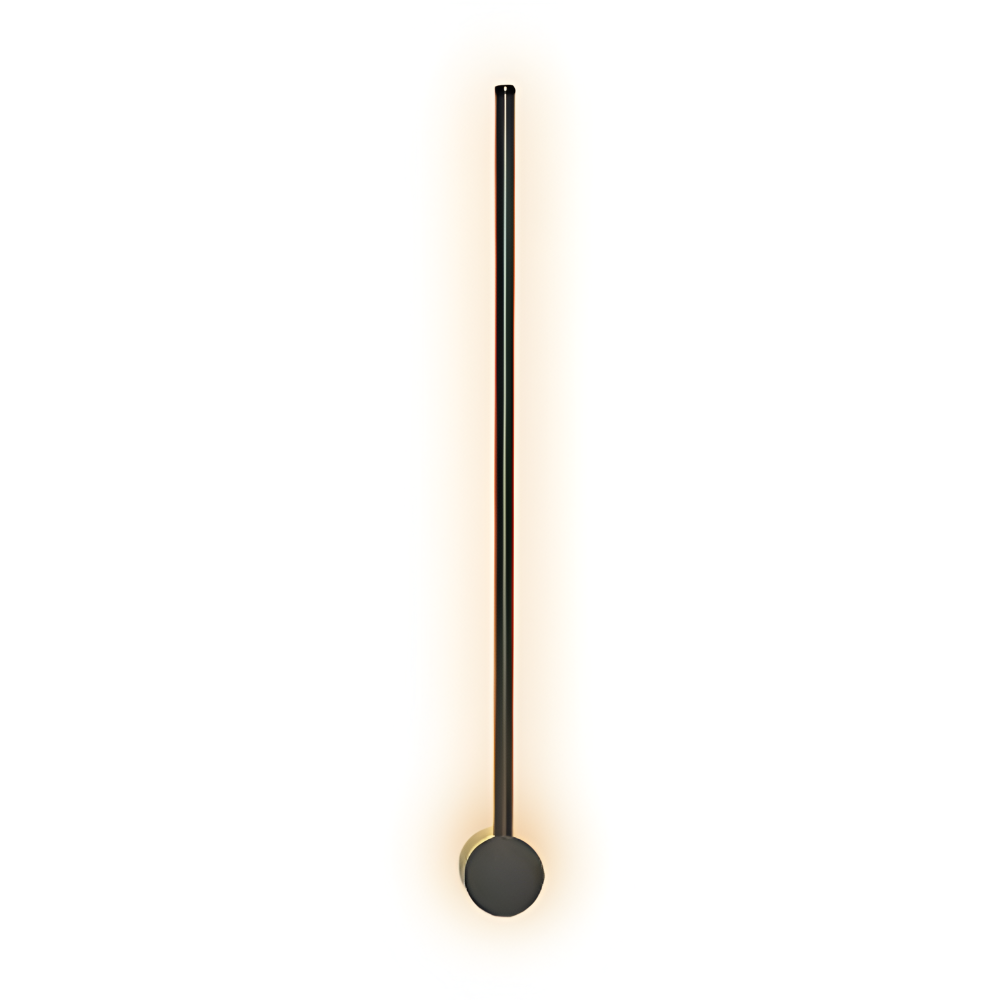ModiStrip Vägglampa - Minimalistisk Svart Linje Vägglampa Inomhus - LED Belysning