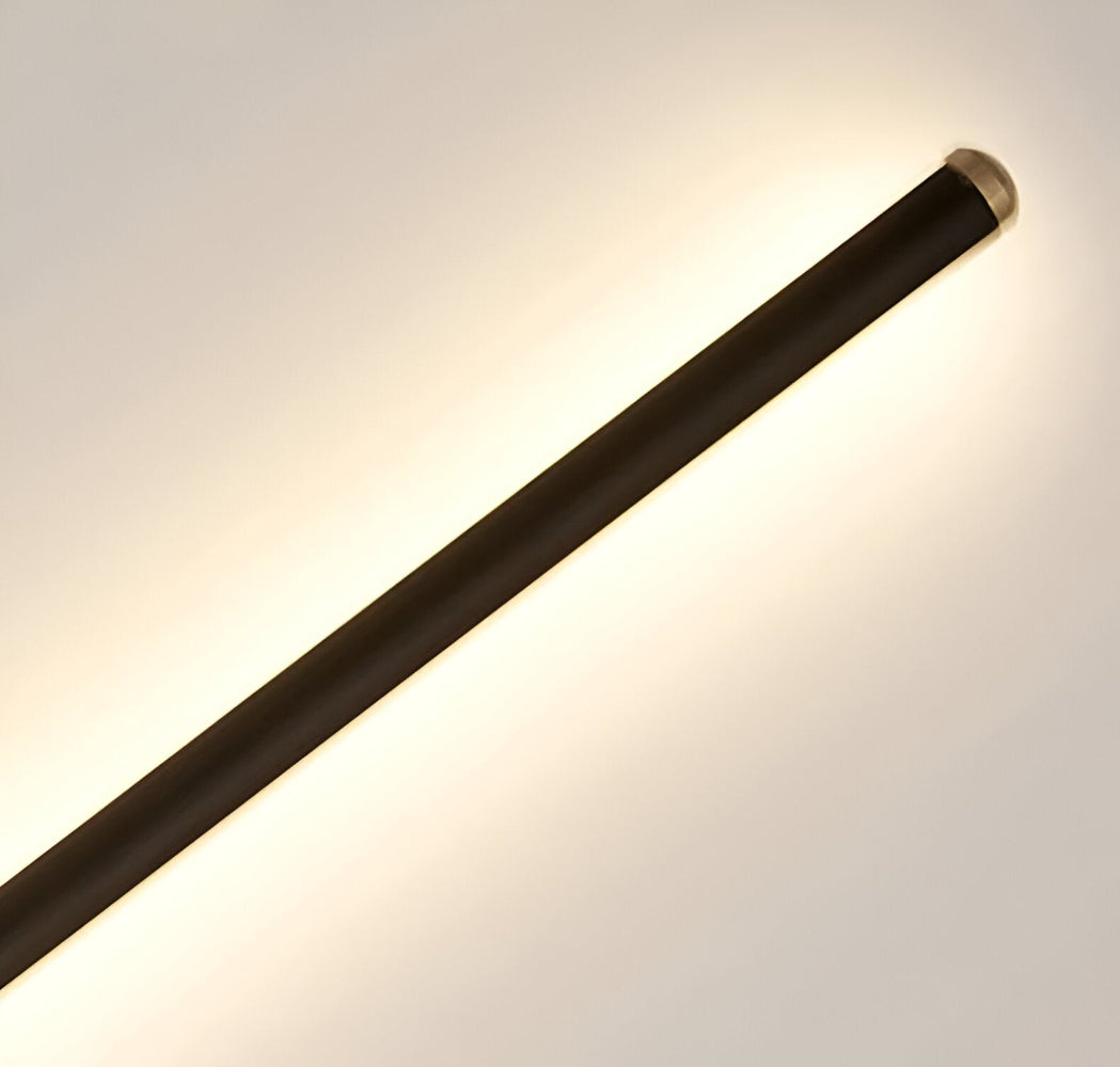 ModiStrip Vägglampa - Minimalistisk Svart Linje Vägglampa Inomhus - LED Belysning