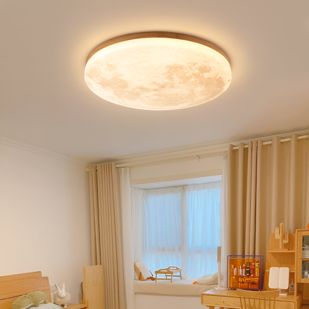 Måne Rund LED Taklampa - PVC Infälld Taklampa